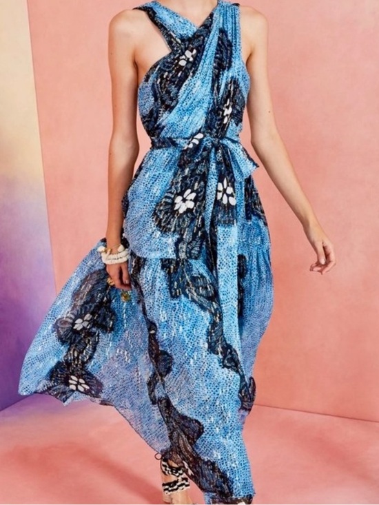 Ulla Johnson Dresses & Skirts - 🌺🎉HP🎉🌺 NWT Ulla Johnson Adora Silk Chiffon Midi Dress Sky
